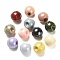 Opaque Acrylic Beads, Round Ball Bead, Suzumaru Beads, Top Drilled, Mixed Color, 19x19x19mm, Hole: 3mm