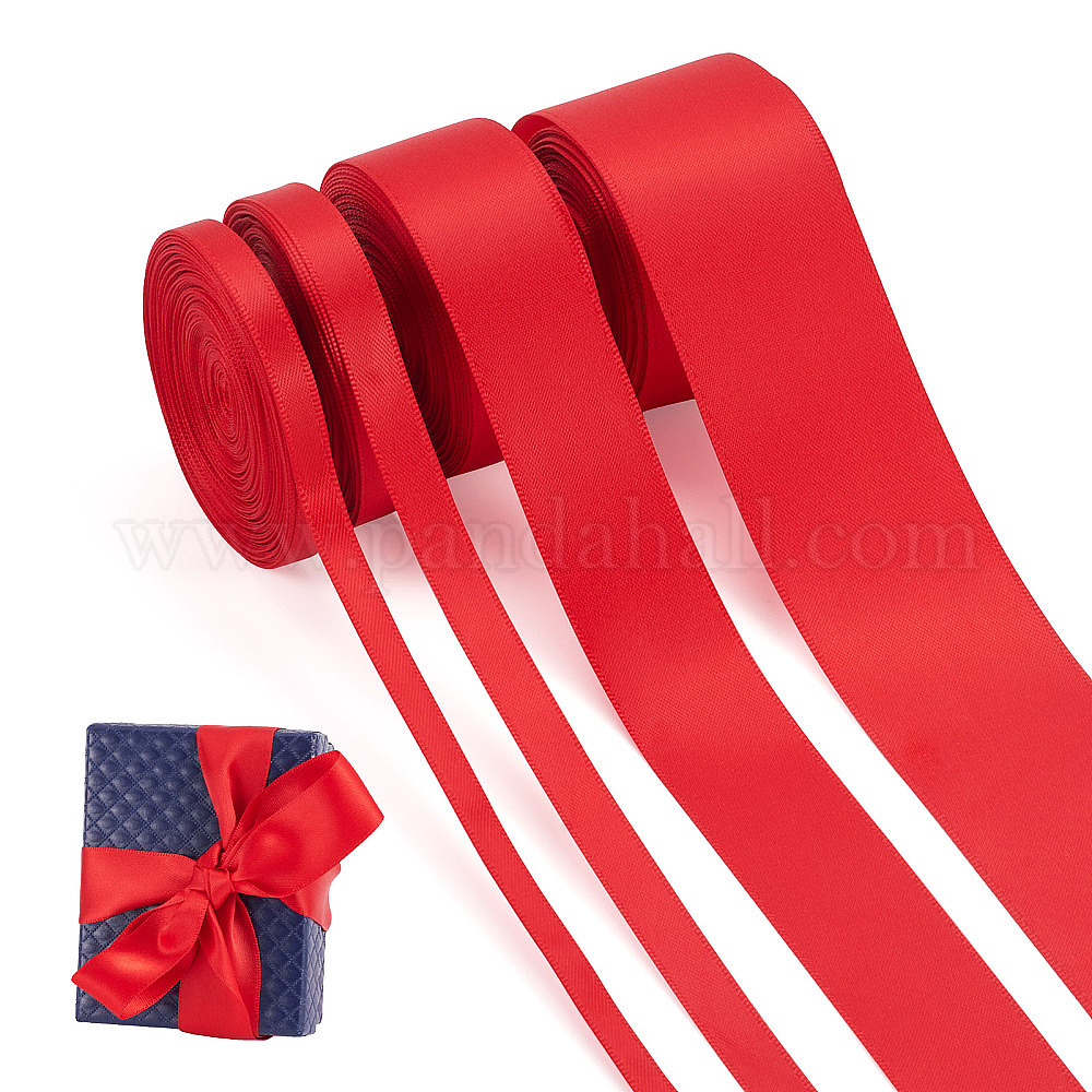Wholesale 40 Yards 4 Styles Double Face Polyester Ribbons - Pandahall.com