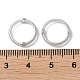 合金ビーズのフレーム  リング  プラチナ  13x3mm  穴：1.6mm&nbsp;FIND-E042-08P-02-3