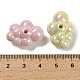 UV Plating Opaque Rainbow Iridescent Acrylic Beads&nbsp;SACR-R001-12A-4
