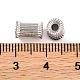 真鍮ビーズ  カドミウムフリー＆ニッケルフリー＆鉛フリー  コラム  プラチナ  9x5.5mm  穴：2mm&nbsp;KK-S389-31P-3
