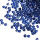 キュービックジルコニアカボション  多面カットダイヤモンド  マリンブルー  1.3x1mm&nbsp;ZIRC-K090-1.3mm-01F-1