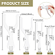 1 Set Acrylic Knitting Fork&nbsp;AJEW-BC0007-37-2