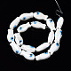 Handmade Porcelain Ceramic Beads Strands&nbsp;PORC-T006-03N-2
