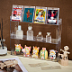 3-layered Transparent Plastic Storage Riser Holders&nbsp;ODIS-WH0025-275-2