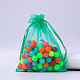 Rectangle Organza Drawstring Bags&nbsp;CON-PW0001-054A-04-1