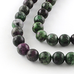 Natural & Dyed Gemstone Beads Strands&nbsp;G-R342-6mm-10