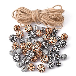 DIY Wood Beaded Pendant Display Decoration Making Kit&nbsp;DIY-YW0005-97