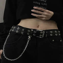 PU Leather Corset Belts with Iron Findings&nbsp;AJEW-WH0007-32