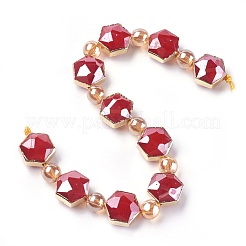 Opaque Glass Beads Strands&nbsp;EGLA-P045-A10