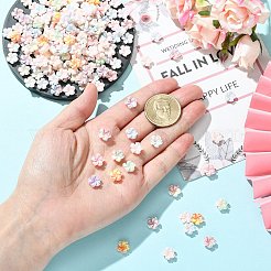 200Pcs Resin Flower Cabochons&nbsp;FIND-CJC0005-75
