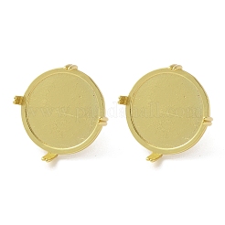 Brass Stud Earrings Setting Findings&nbsp;KK-R215-07G