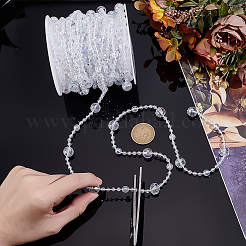 13M Round Acrylic Hanging Crystal Beads&nbsp;DIY-BC0016-80