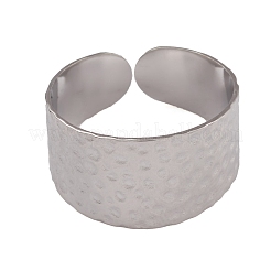 Non-Tarnish 304 Stainless Steel Open Cuff Rings for Women&nbsp;LS-RJEW-G285-62P