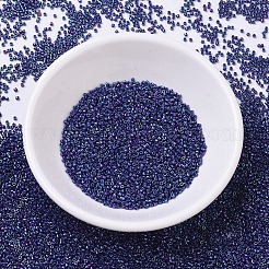 MIYUKIデリカビーズ  シリンダー  日本製シードビーズ  11/0  （db0135)不透明なナスの光沢  1.3x1.6mm  穴：0.8mm  約2000個/10g&nbsp;X-SEED-J020-DB0135