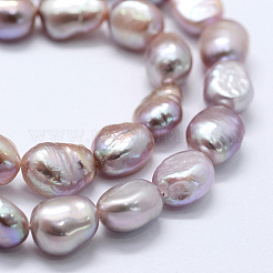 Natural Cultured Freshwater Pearl Beads Strands&nbsp;PEAR-L033-31B
