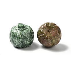 Natural & Synthetic Gemstone Carved Pumpkin Statues Ornament&nbsp;G-P525-12