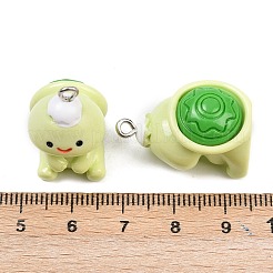 Cute Opaque Resin Pendants&nbsp;RESI-I345-01P-02