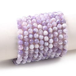 Natural Lavender Amethyst Beads Strands&nbsp;G-K376-A05-5mm