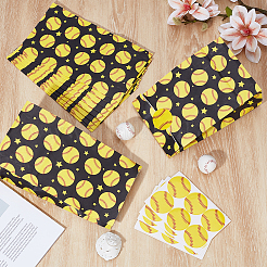 48Pcs Baseball Printed Rectangle Paper Gift Bags&nbsp;ABAG-DR0001-05