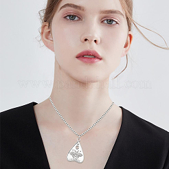 10Pcs 304 Stainless Steel Box Chain Necklaces&nbsp;NJEW-BBC0001-11A