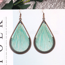 Bohemia Style Alloy Dangle Earrings&nbsp;EJEW-F238-06A