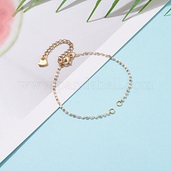 Glass Seed Beaded Link Bracelet Making&nbsp;AJEW-JB00921-01