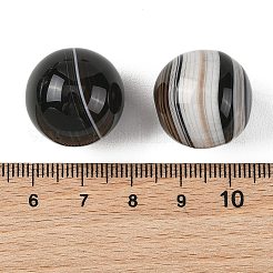Natural Banded Agate(Dyed & Heated) Sphere Beads&nbsp;GG-D003-A04-01