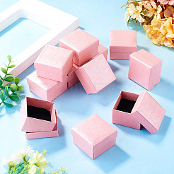 Shell Textured Paper Jewelry Ring Storage Gift Boxes&nbsp;CON-TAC0014-15D