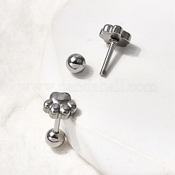 304 Stainless Steel Nose Bone Rings&nbsp;STAS-B126-14P-02