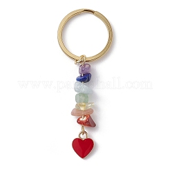 Chakra Gemstone Chip Keychain&nbsp;KEYC-JKC00517