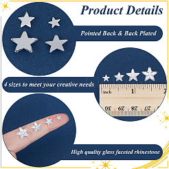 100Pcs Acrylic Rhinestone Cabochons&nbsp;OACR-CY0001-01