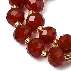 Natural Carnelian(Dyed & Heated) Beads Strands&nbsp;G-D105-B12