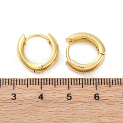 Brass Huggie Hoop Earrings&nbsp;LS-EJEW-F260-06G