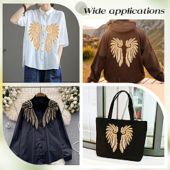 2Pcs 2 Styles Polyester Embroidery Sew on Appliques&nbsp;DIY-CY0001-02A-02