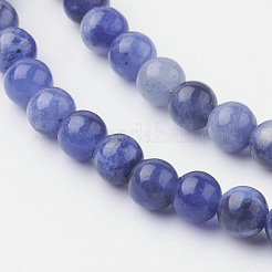 Natural Sodalite Bead Strands&nbsp;G-G735-58-4mm-A