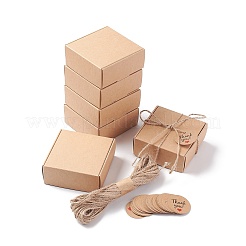 35Pcs Kraft Paper Folding Boxes&nbsp;CON-CJ0001-19