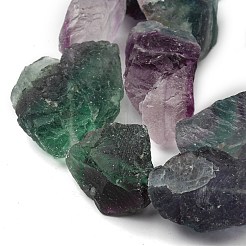 Raw Rough Natural Fluorite Beads Strands&nbsp;G-A216-01