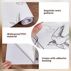 PVC Waterproof Wall Stickers&nbsp;STIC-WH0004-50B