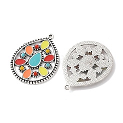 Bohemia Tibetan Style Alloy & Enamel & Acrylic Pendants&nbsp;LS-FIND-T074-02AS