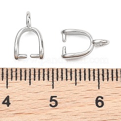 シーグレース ブラス アイスピック ピンチベイル  カドミウムフリー＆ニッケルフリー＆鉛フリー  プラチナ  11x2.5mm  穴：2mm  ピン：0.7mm&nbsp;XGRQ1U074-372P