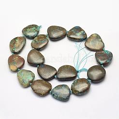 Natural Chrysocolla Beads Strands&nbsp;G-G695-04