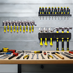 3 Bags 3 Styles Carbon Steel Wall-Mounted Plisers Screwdriver Wrench Holder&nbsp;ODIS-UN0001-39