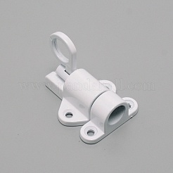 Aluminum & Alloy Lock Catch Clasps&nbsp;LS-CABI-WH0001-001A