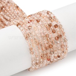 Natural Rutilated Quartz Beads Strands&nbsp;G-L622-C06-3mm