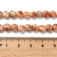 Natural Red Netstone Beads Strands&nbsp;G-C179-A6mm-25
