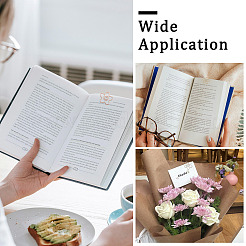 30Pcs 3 Colors Flower Iron Paper Clips&nbsp;AJEW-TA0003-63
