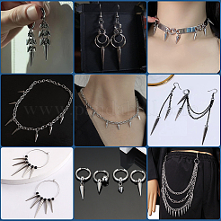 50Pcs 201 Stainless Steel Pendants&nbsp;STAS-BBC0005-75