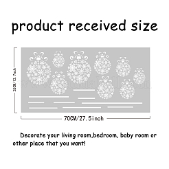 塩ビウォールステッカー  自宅のリビングルームの寝室の壁の装飾用  スノーフレーク  700x350mm&nbsp;DIY-WH0377-211