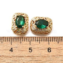Brass Glass Beads&nbsp;KK-M318-45G-01